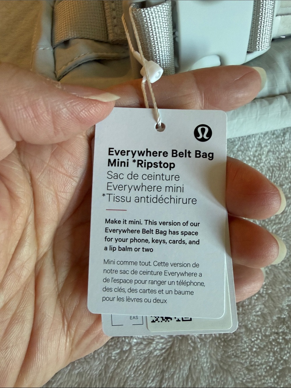 lululemon athletica Light Gray everywhere belt bag mini - Picture 3 of 3